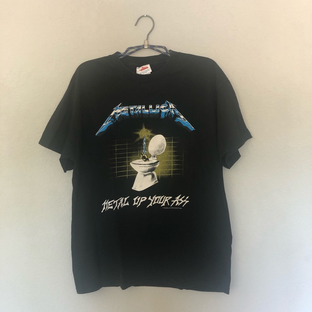 Rare Vintage Metallica Metal Up Your Ass T-shirt
